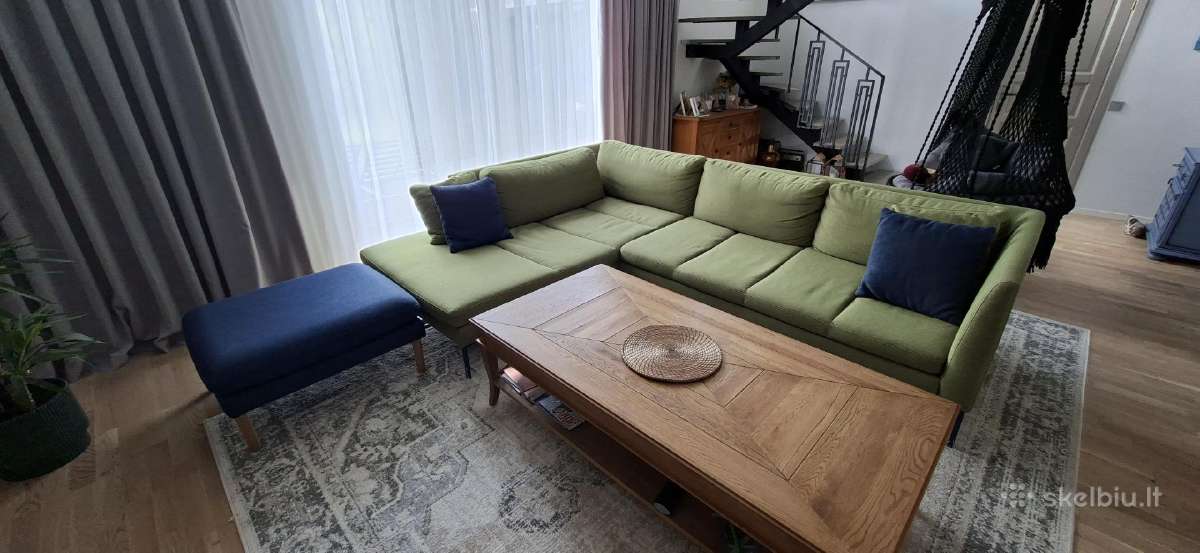 Moderni kampinė sofa-lova(290215)