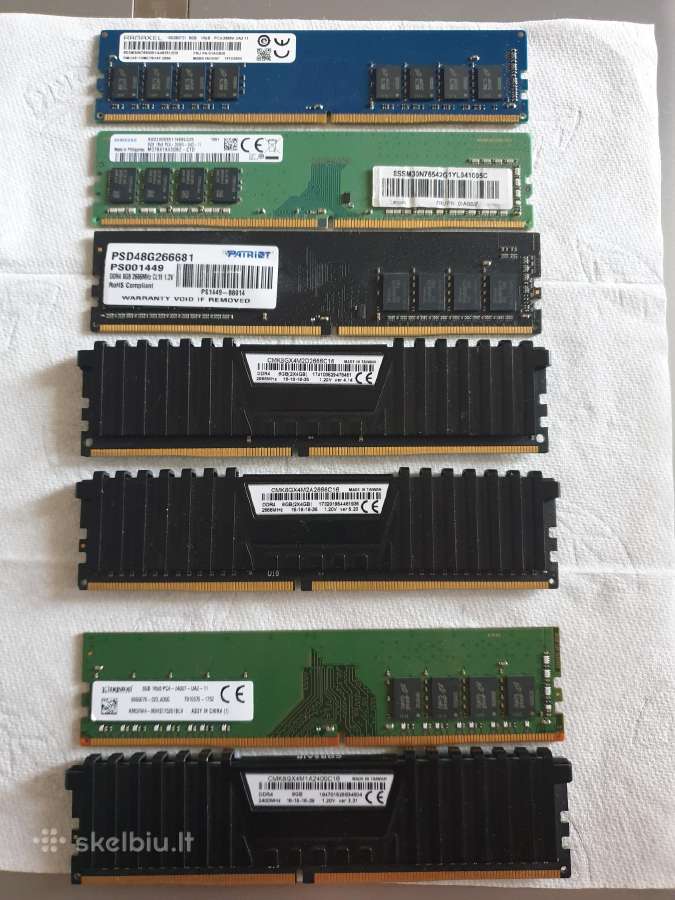 Ddr4, 4-8gb, 2400-2666