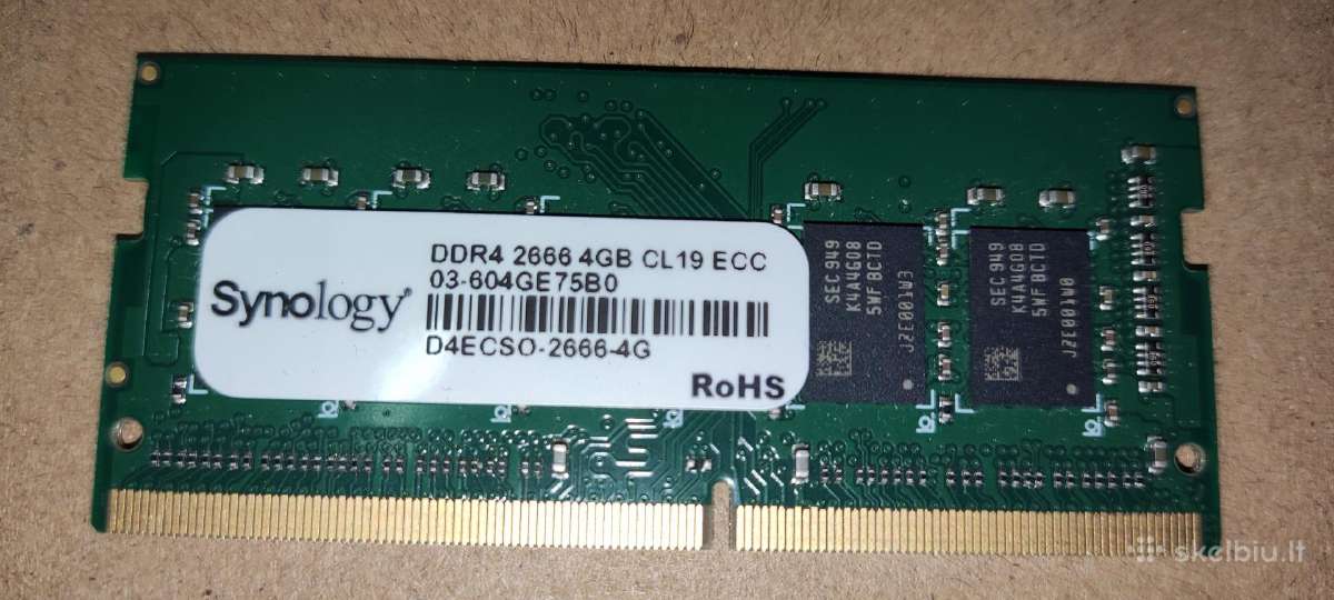 Synology Ddr4 RAM Ecc non-ecc 4gb 8gb - nuotraukos Nr. 2