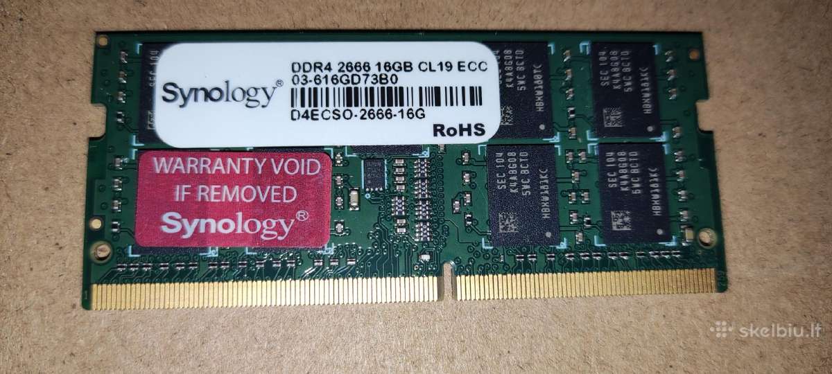 Synology Ddr4 RAM Ecc non-ecc 4gb 8gb - nuotraukos Nr. 3