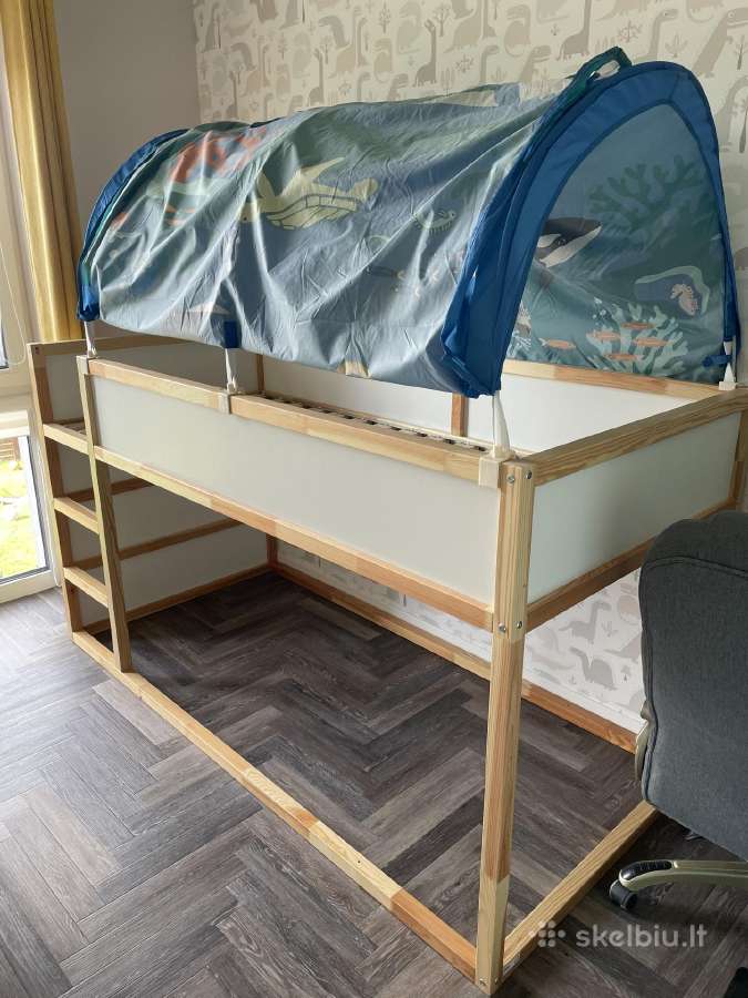Vaikiška dviaukštė lova Kura
