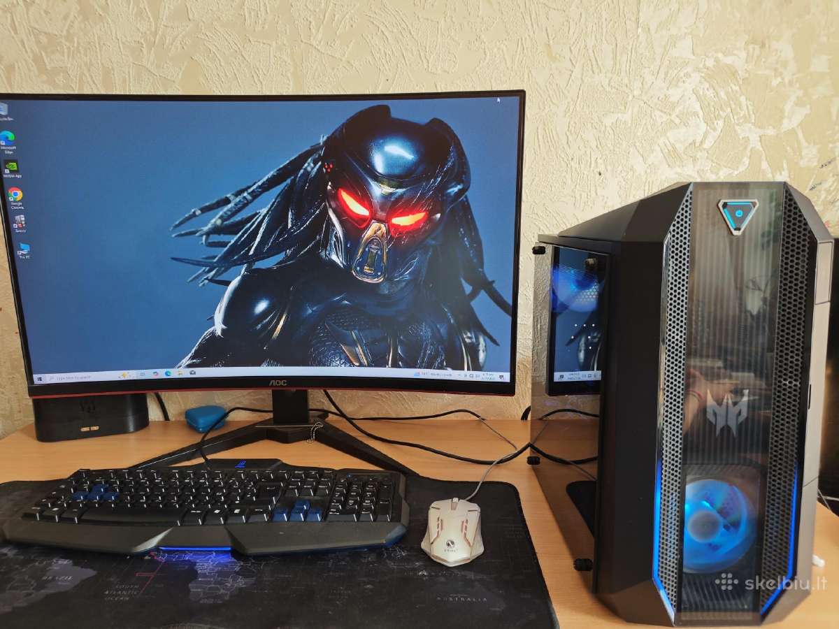 I5 11600k su Rtx 3060 Ti, Ram24gb Acer Predator