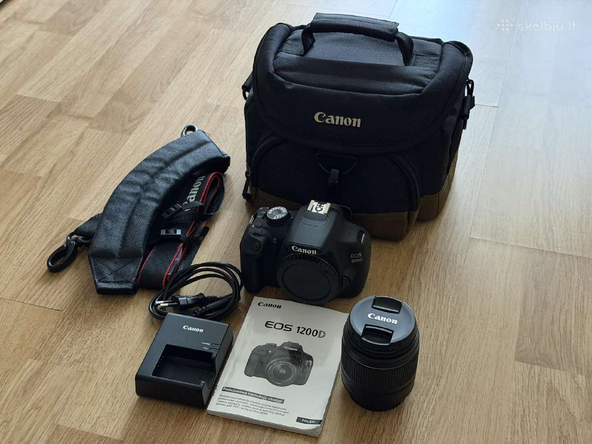 Canon EOS 1200d / 18-55mm / Dslr / 4.8k kadrų
