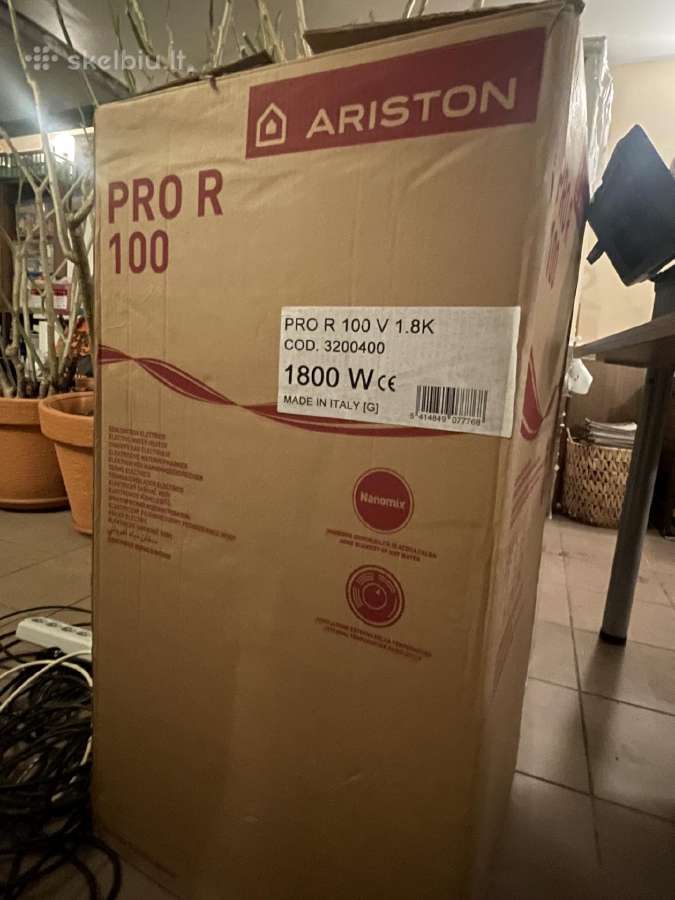 Kombinuotas vandens šildytuvas Ariston Pro1 R 100 - nuotraukos Nr. 3