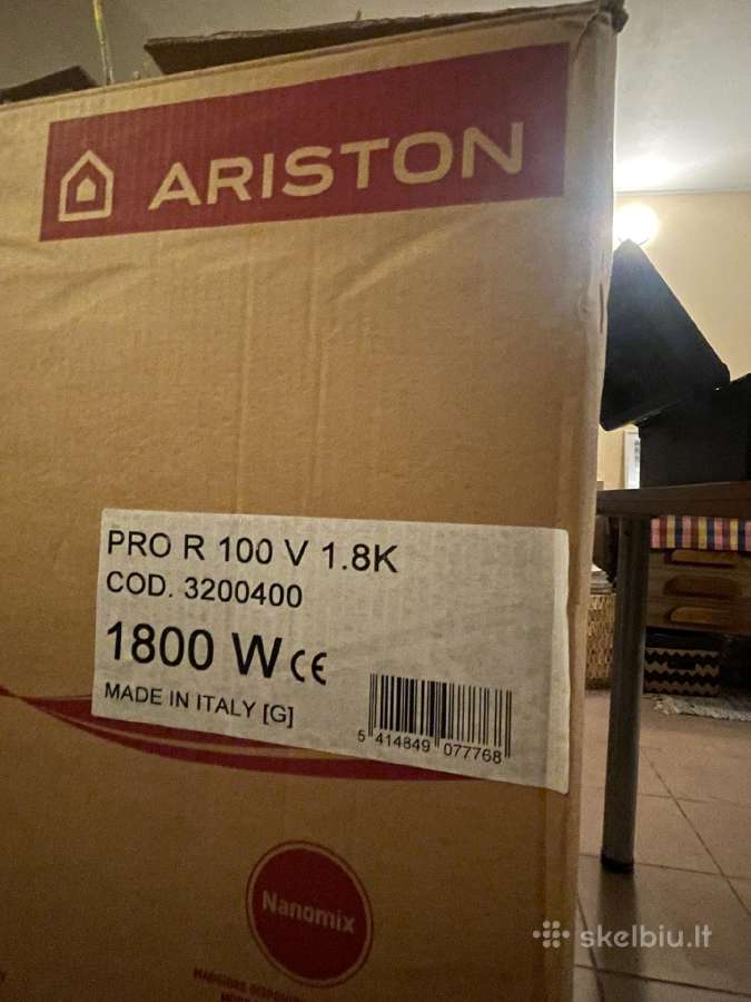 Kombinuotas vandens šildytuvas Ariston Pro1 R 100 - nuotraukos Nr. 4