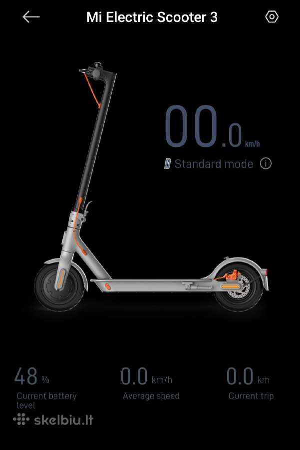 Xiaomi Mi Electric Scooter 3 elektrinis paspirtuka - nuotraukos Nr. 4