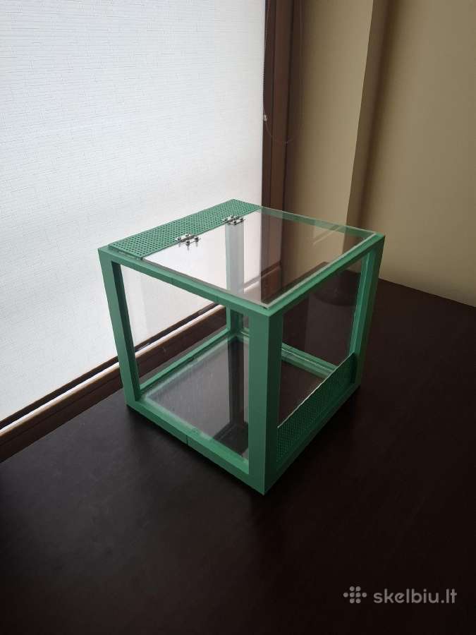 Terariumas 25x25x25cm (žalias)