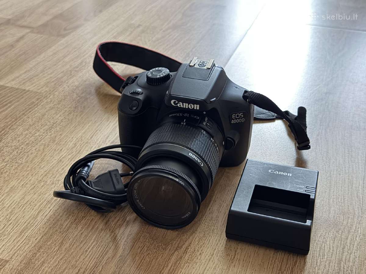 Canon EOS 4000d / 18-55mm / WiFi / Dslr / 1k kadrų