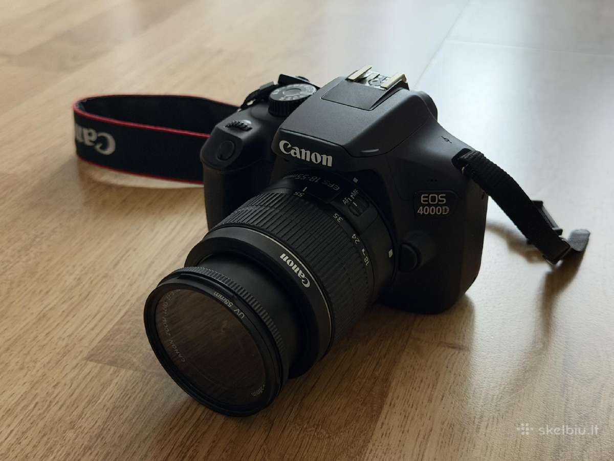 Canon EOS 4000d / 18-55mm / WiFi / Dslr / 1k kadrų - nuotraukos Nr. 2