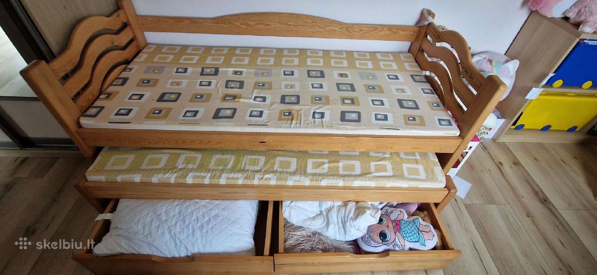 Parduodu dvigulė lova 120€