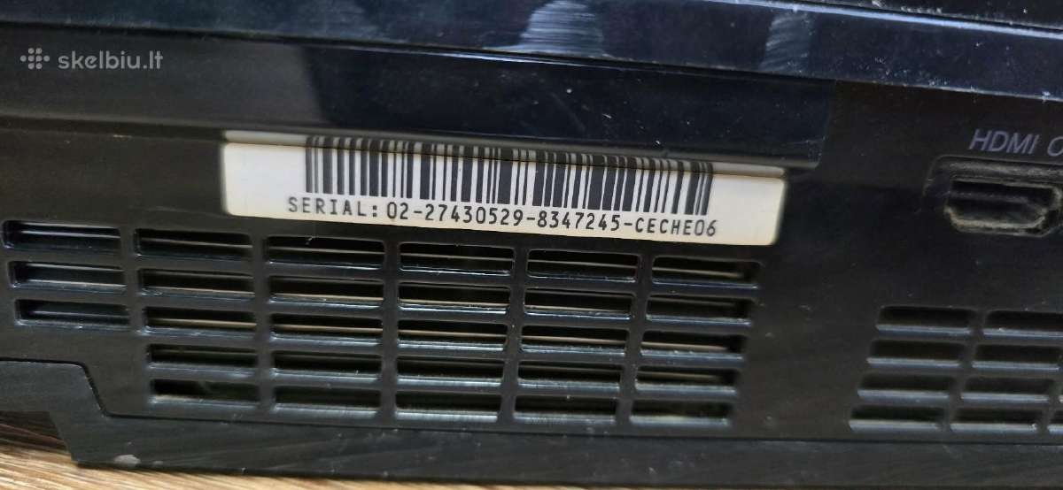 Playstation 3 Cech06 backward su defektu +priedai - nuotraukos Nr. 4