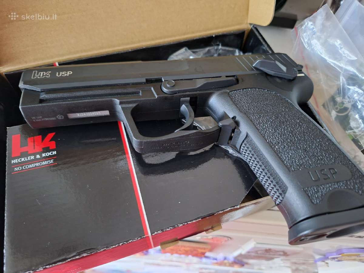 Airsoft Heckler&koch Usp Blk 6mm - nuotraukos Nr. 4