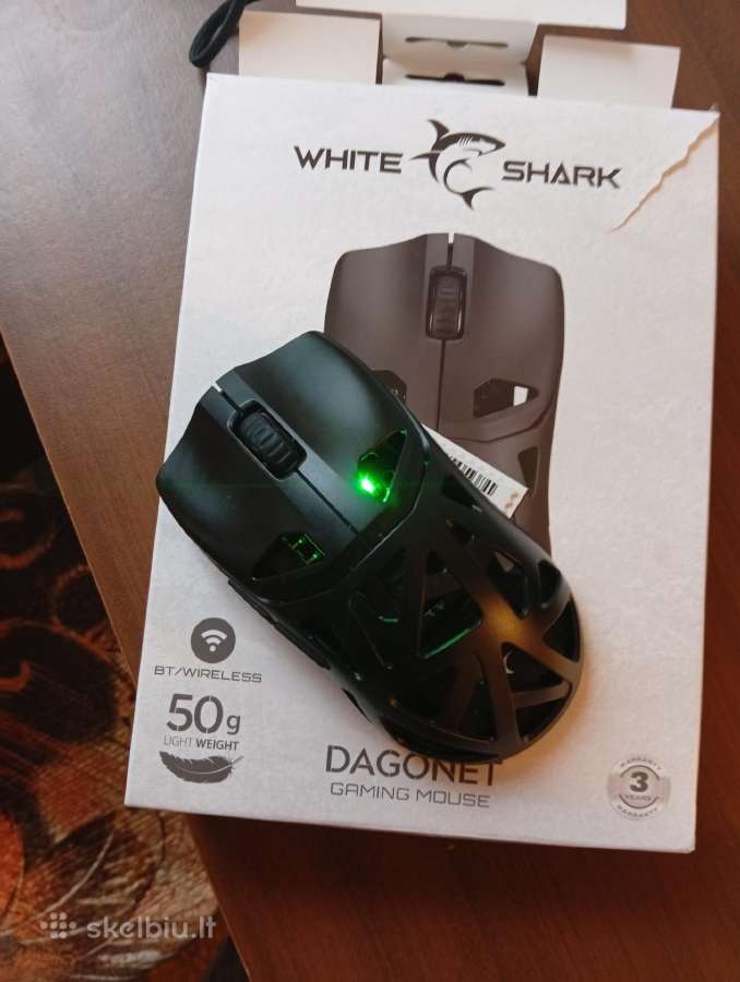 Žaidimų pelė White Shark Gm-5019