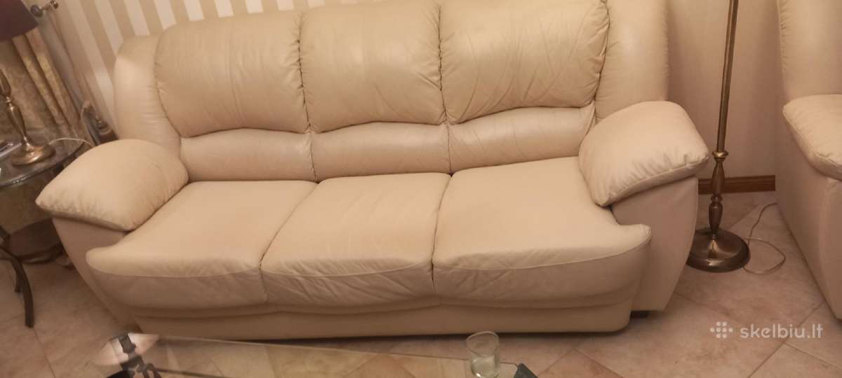 Parduodame minkštus svetainės odinius baldus - nuotraukos Nr. 4