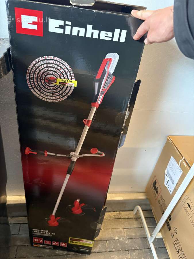 Naujas Einhell Akumuliatorinis Trimeris