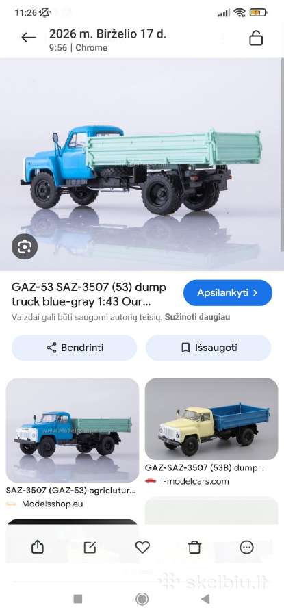 Ieškomas gaz saz 3507