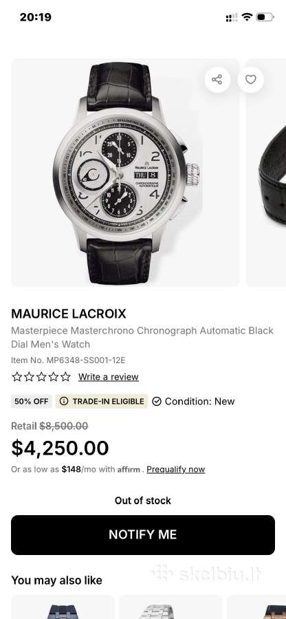 Laikrodis Mp6348-ss001-12e - nuotraukos Nr. 5
