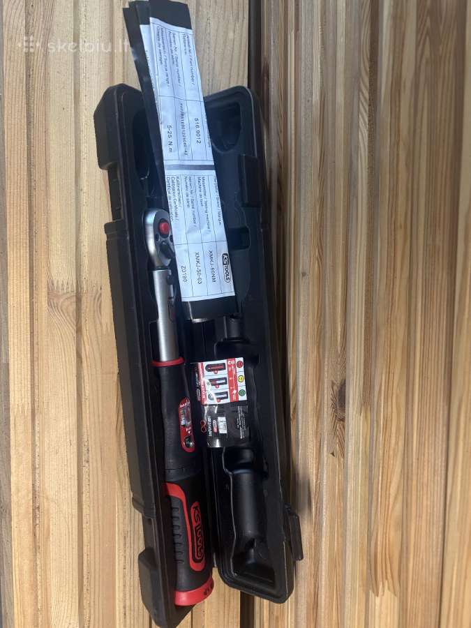 Naujas Ks Tools dinamometrinis raktas 5-25nm
