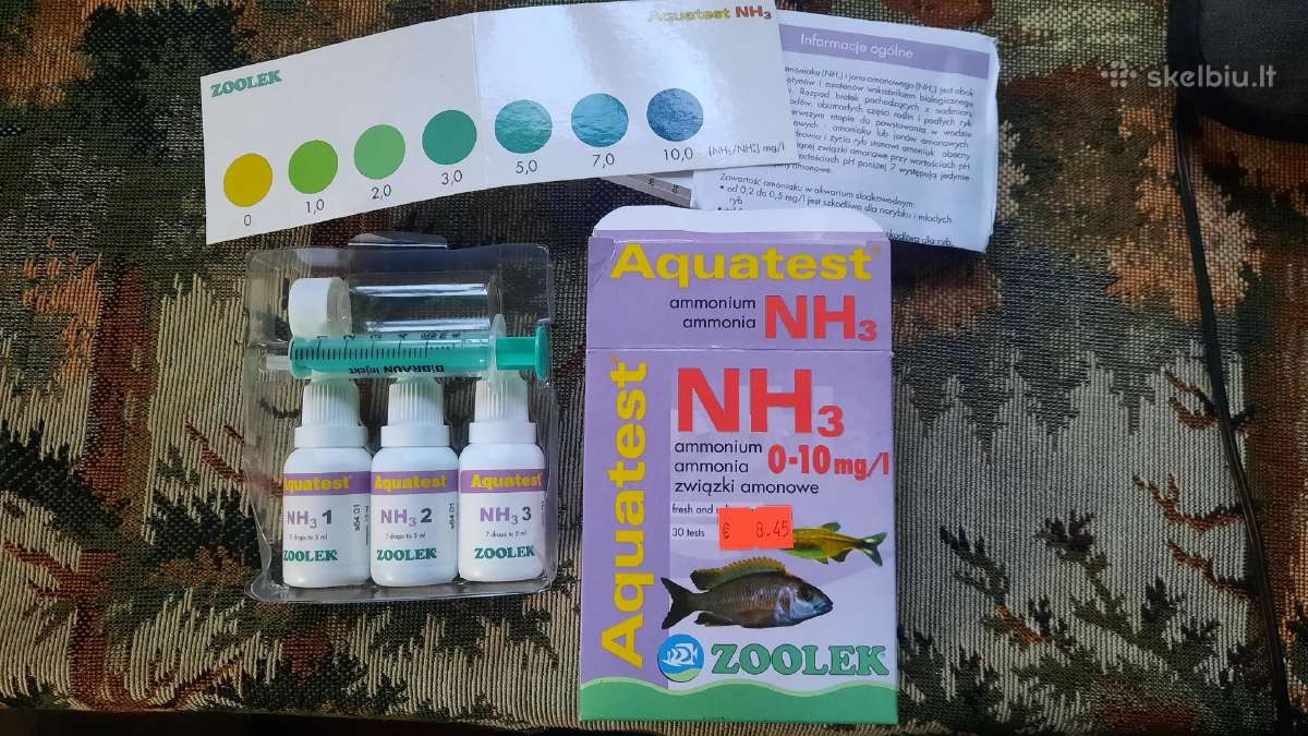 Nh3 testai akvariumui