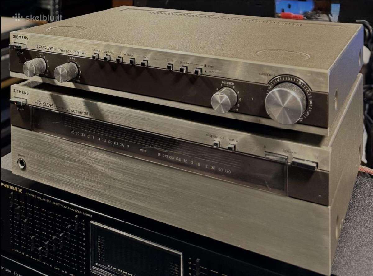 Siemens rp-666 ir re-666 / stiprintuvai