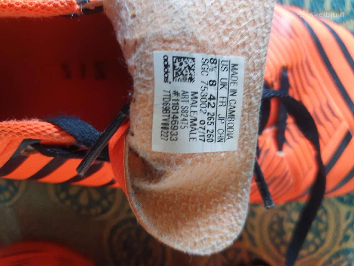 Futbolo bateliai Adidas Nemeziz 42 dydis (salės/bū - nuotraukos Nr. 3