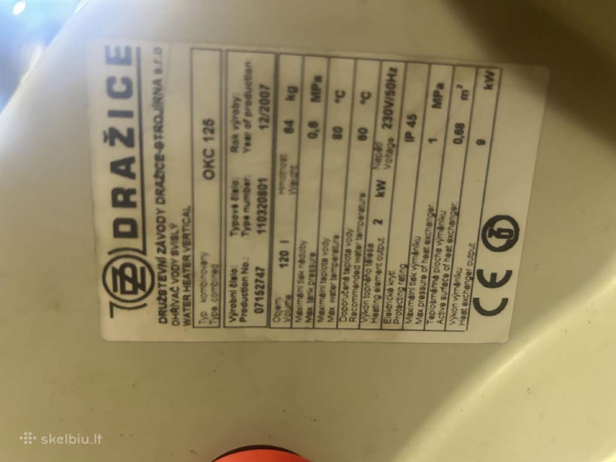 Boileris Drazice - nuotraukos Nr. 2