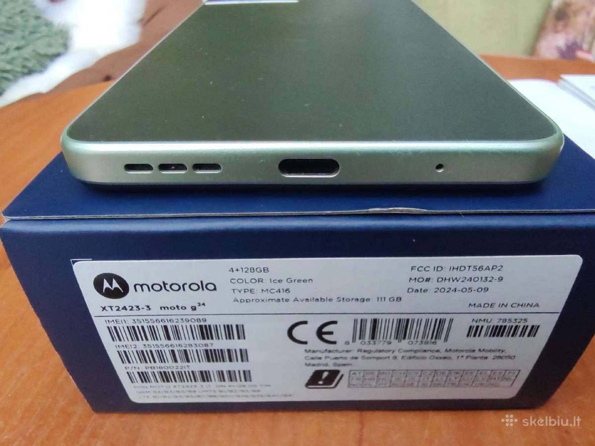 Motorola Moto G24 (128gb, Nfc, Dual Sim) - nuotraukos Nr. 6