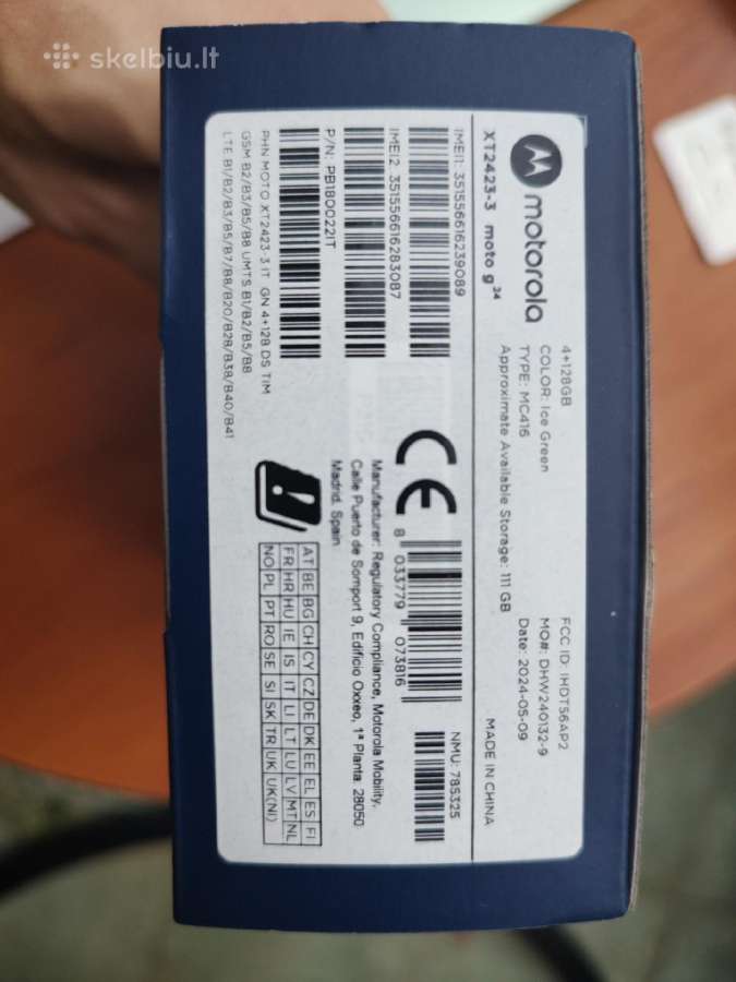 Motorola Moto G24 (128gb, Nfc, Dual Sim) - nuotraukos Nr. 13