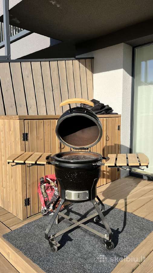 Mažai naudota Kamado Bbq, 18'' kepsninė - nuotraukos Nr. 3