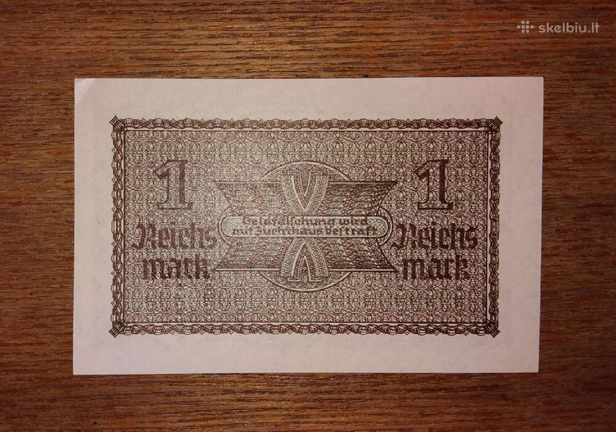 Vokietijos 1 reichsmark banknotas - nuotraukos Nr. 2