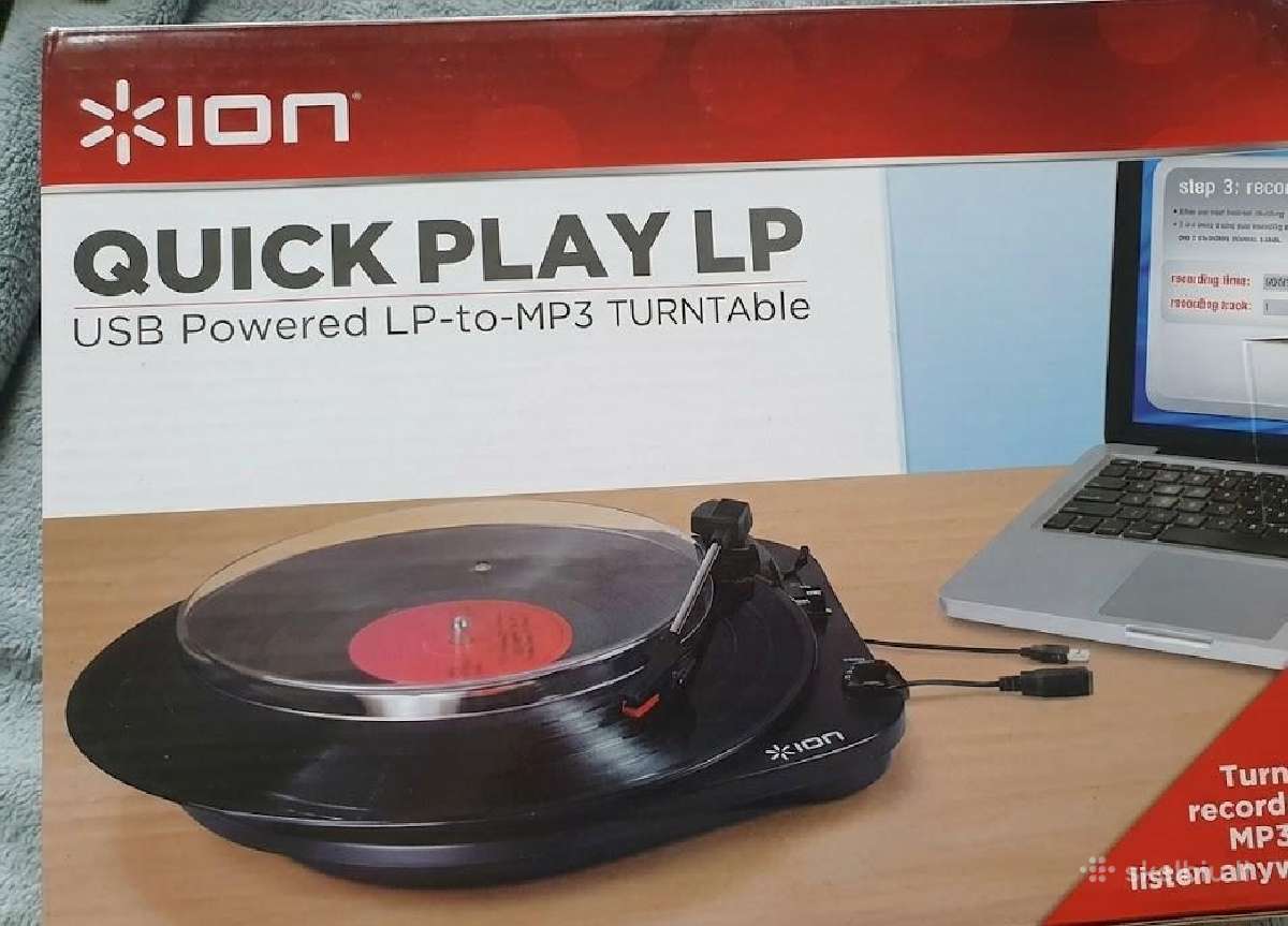 Ion Audio Quick Play Lp Usb vinilinių plokštelių g