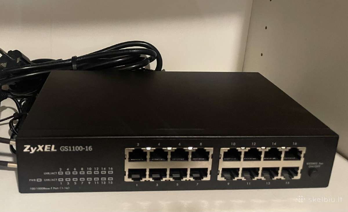 Zyxel Gs1100-16 Tinklo šakotuvas (switch)