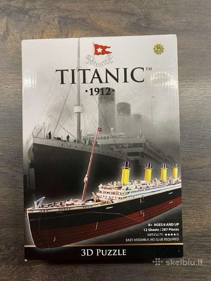 Titaniko 3D puzlė