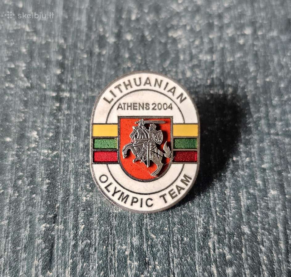 2004 m. Olimpiados dalyvio ženklelis.