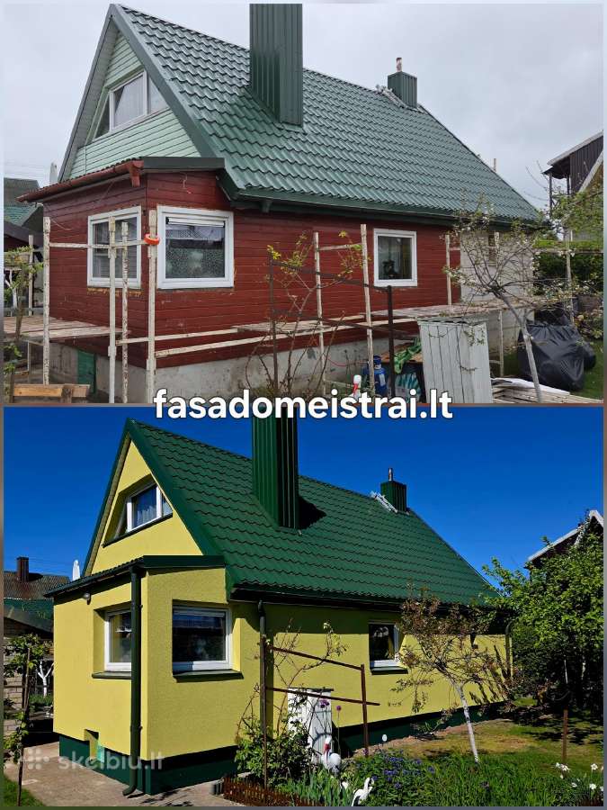 Fasadų šiltinimas, dekoras, klinkeris. Klaipėda - nuotraukos Nr. 34