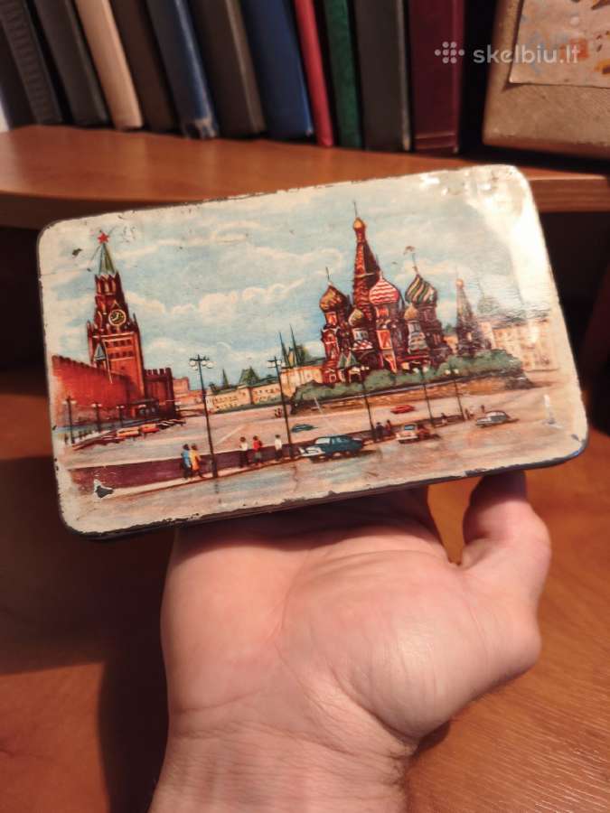 Sovietinė saldainių dėžutę. Kremlius - nuotraukos Nr. 5