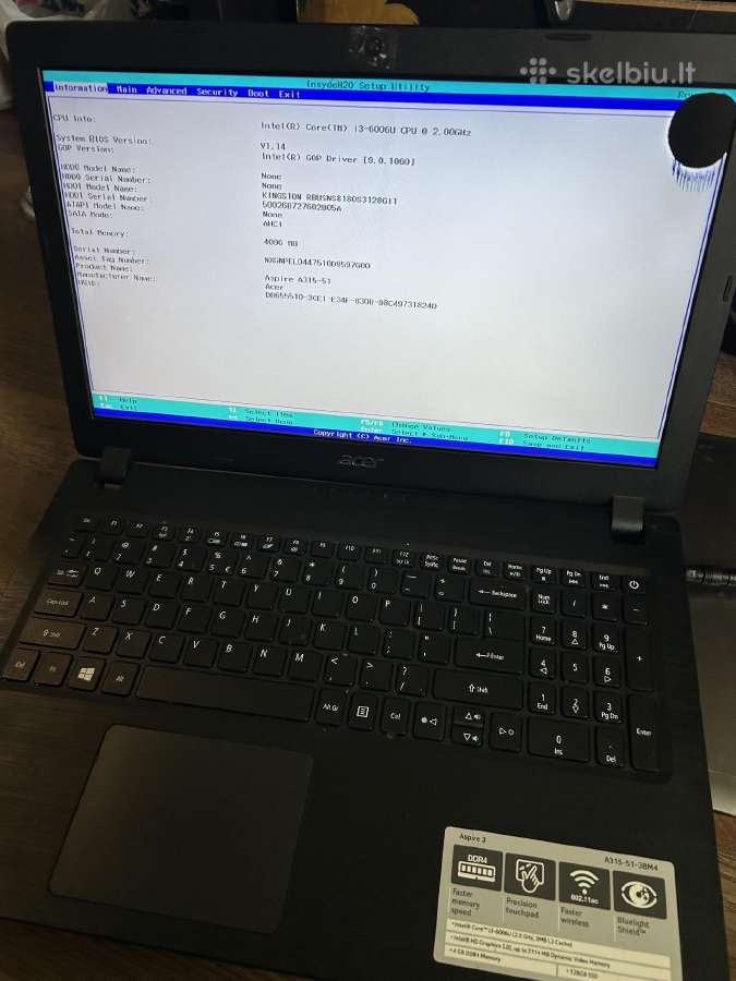 Acer aspair 3