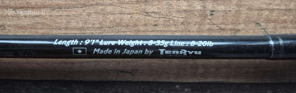 Tenryu vortex 9'1 ir shimano stradic 5000 sw pg