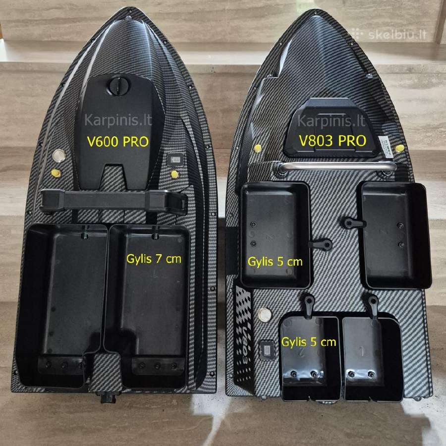 Flytec V600 Pro laivelis su GPS ir Echolotu 500 m - nuotraukos Nr. 4