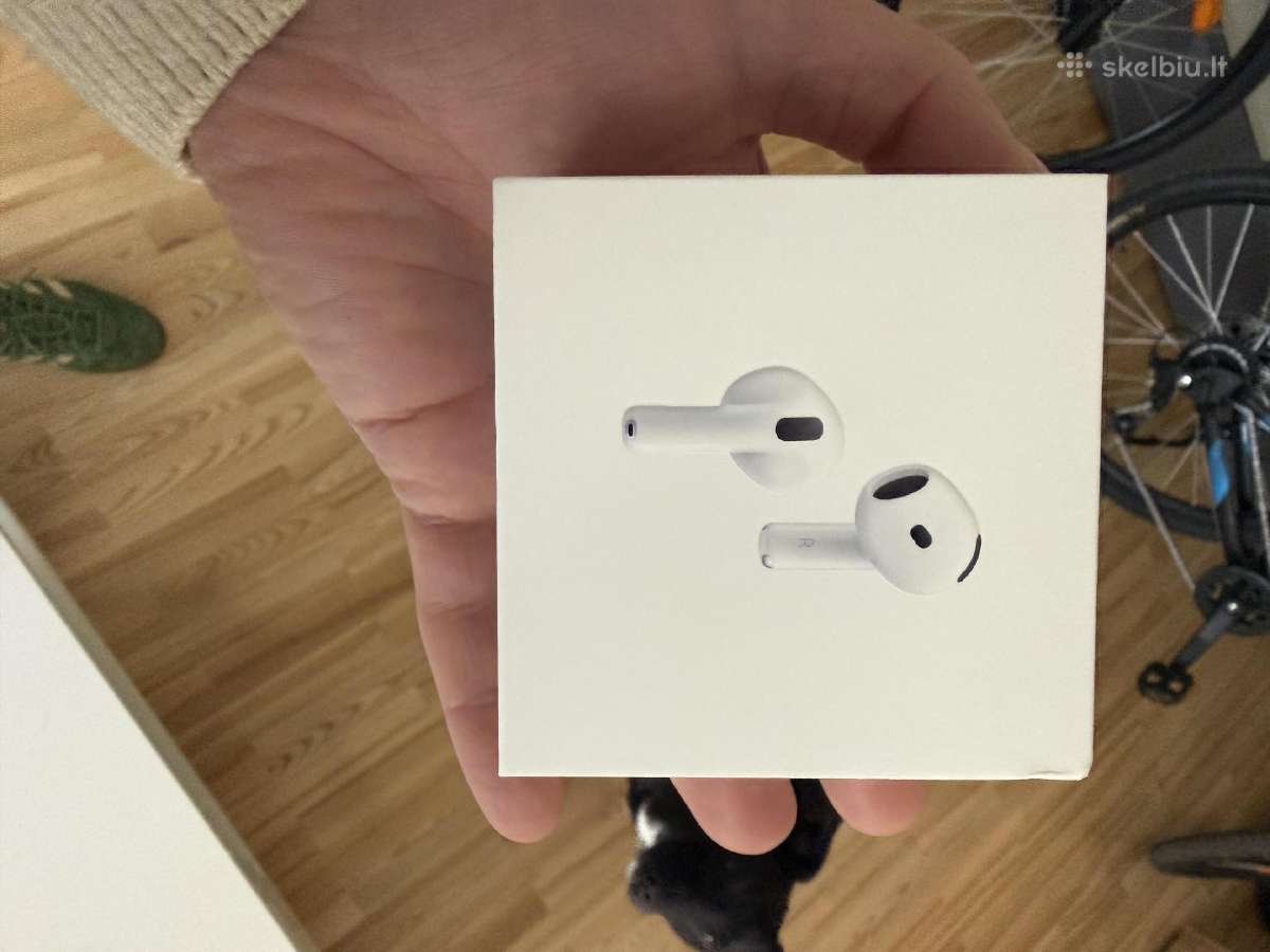 Apple Airpods 4 su aktyviu triukšmo slopinimu