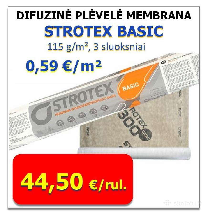 Difuzinė plėvelė membrana Nextreme 200g-1.10 e/m2! - nuotraukos Nr. 5