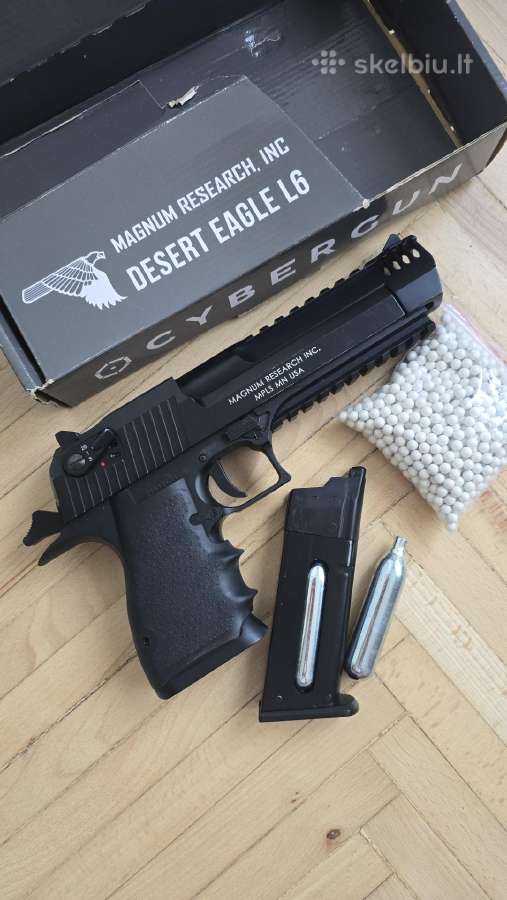 Airsoft pistoletas Cybergun Desert Eagle L6 Co2 6