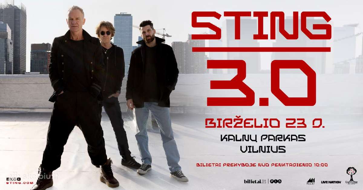Sting I Vilnius