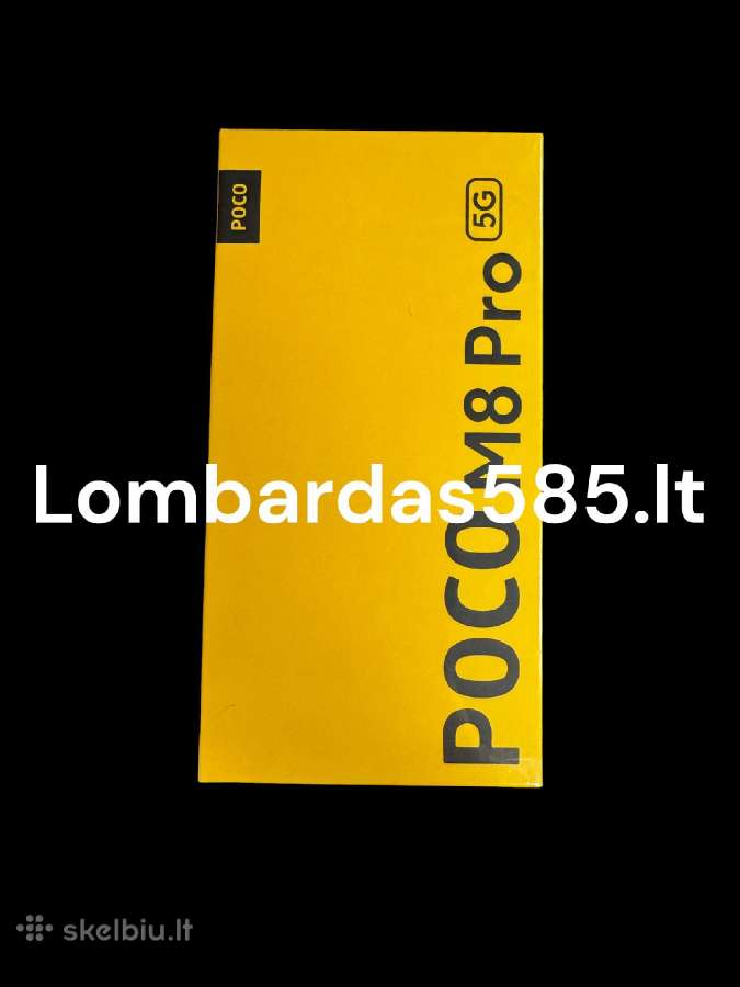 Naujas Neišpakuotas Xiaomi Poco M8 5G, 8ram, 256gb