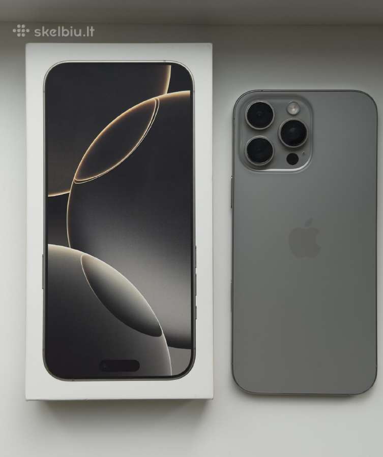 Apple iPhone 16 Pro Max 256gb White Titanium, 89%