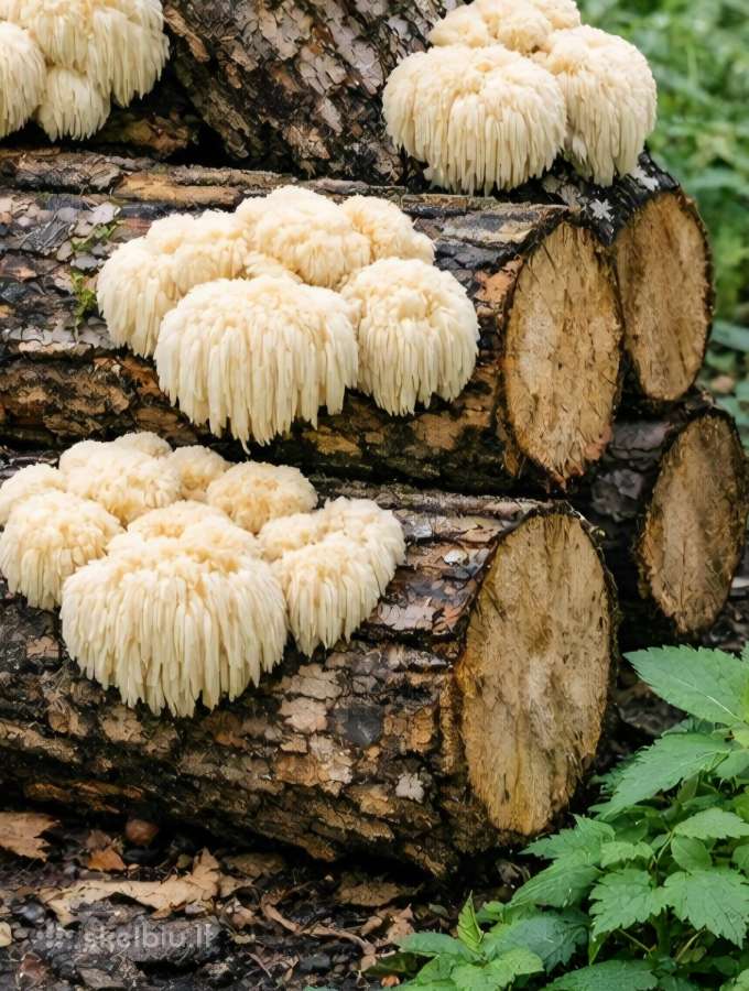 Rąsteliai su „Liūto karčių“ grybiena (lion's Mane) - nuotraukos Nr. 5