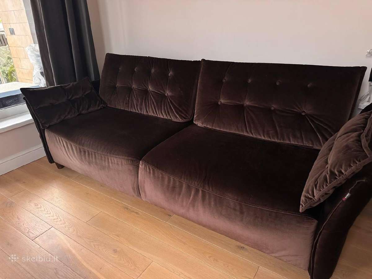 Sofa-lova Rubin (Magrės baldai), su daiktadėže