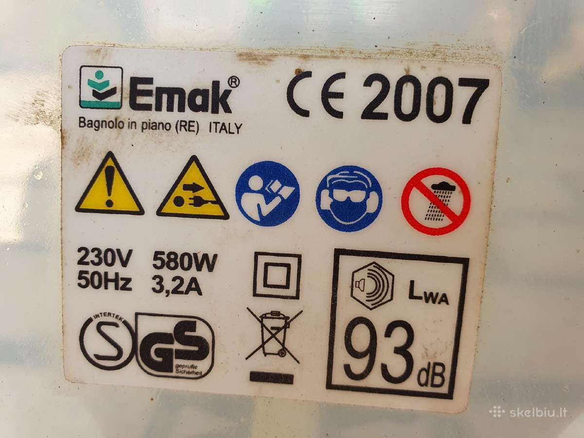 Gyvatvorių žirklės Oleo Mac Hte 601elektrinės - nuotraukos Nr. 8