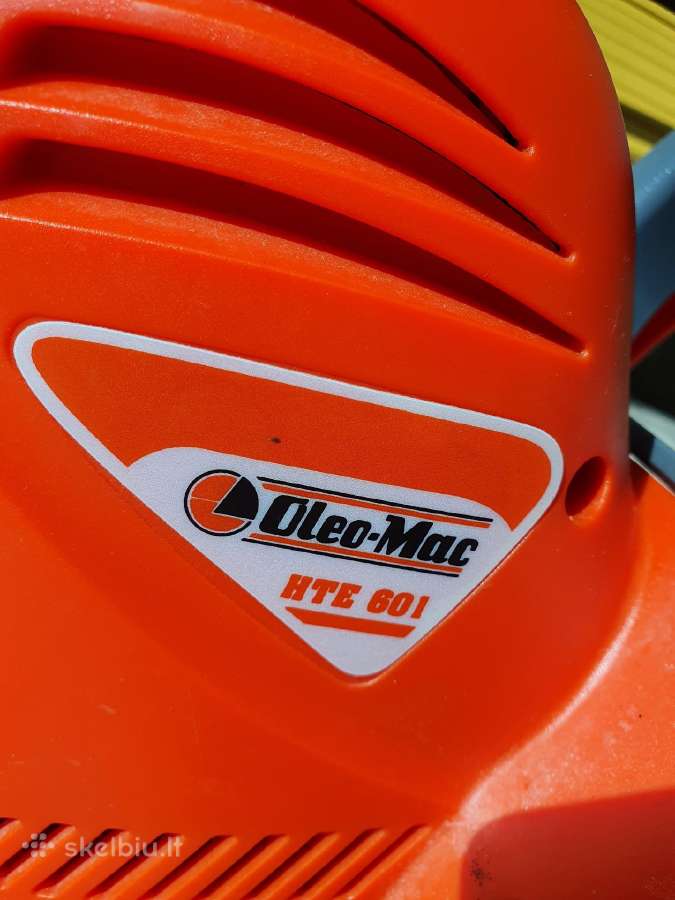 Gyvatvorių žirklės Oleo Mac Hte 601elektrinės - nuotraukos Nr. 9