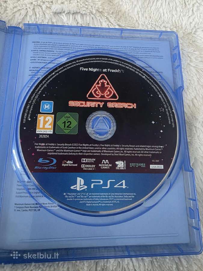 Five Nights at Freddy's: Security Breach Ps5 zaidi - nuotraukos Nr. 2